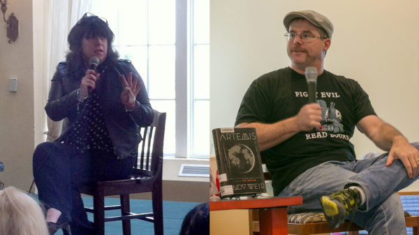 E.L. James and Andy Weir